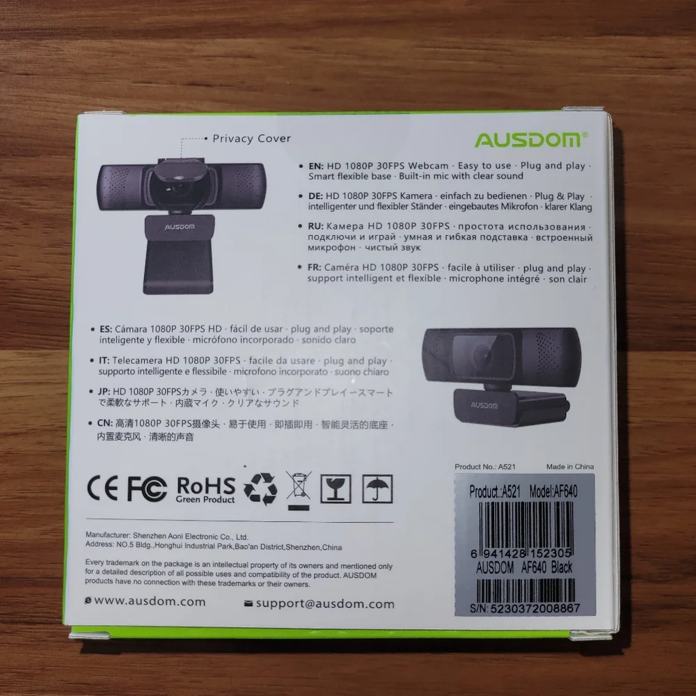 Ausdom Web Camera